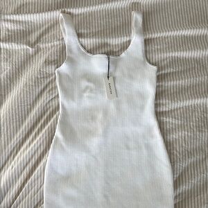 Babaton Sculpt Knit Ribbed Dress